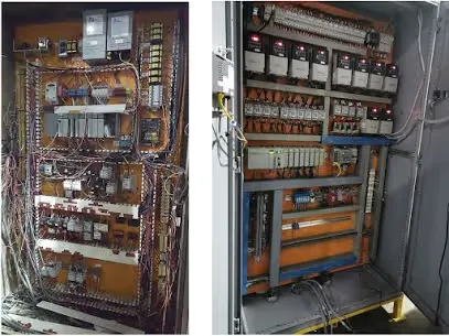 PLC control panel installation