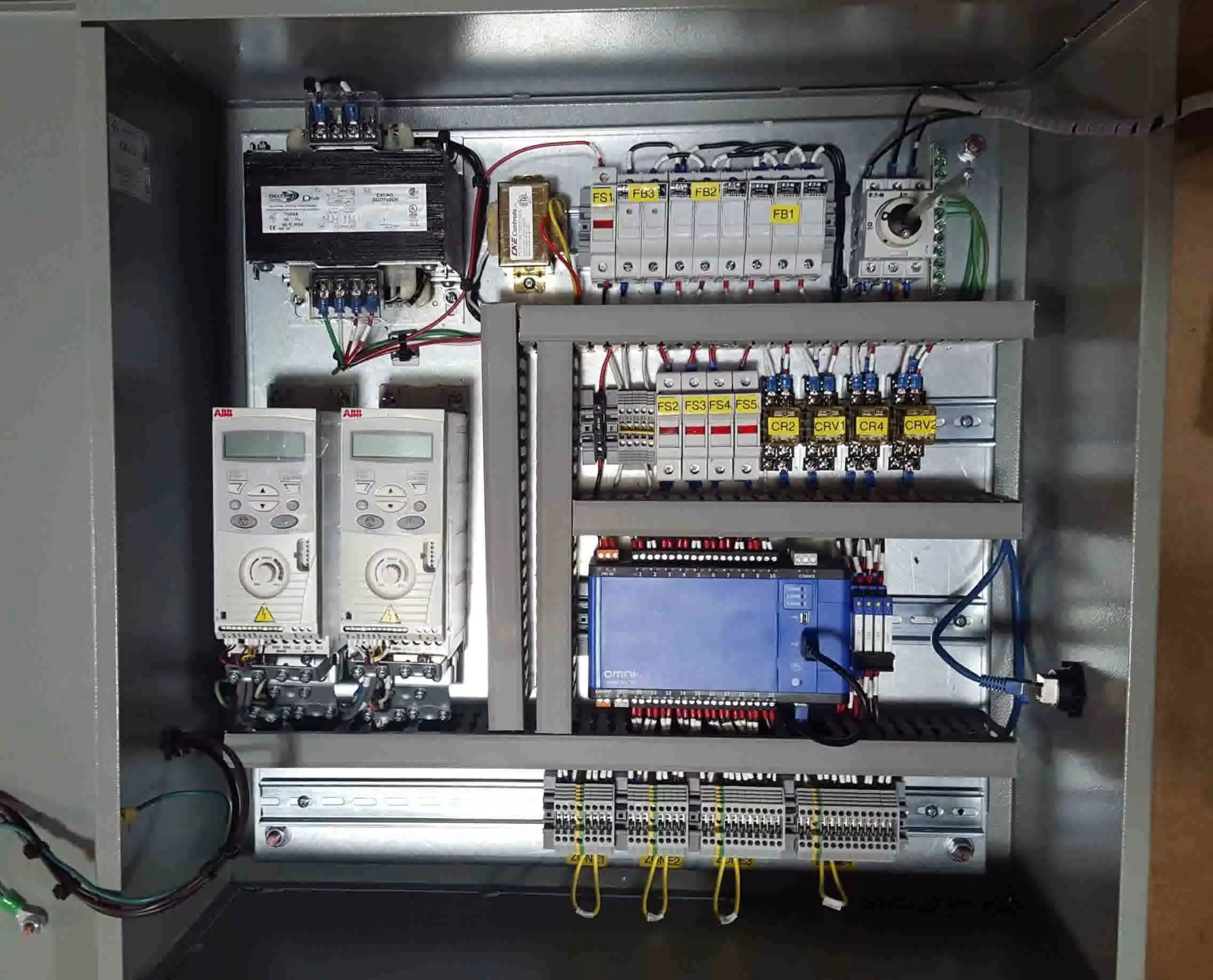 Mechanical room controller install